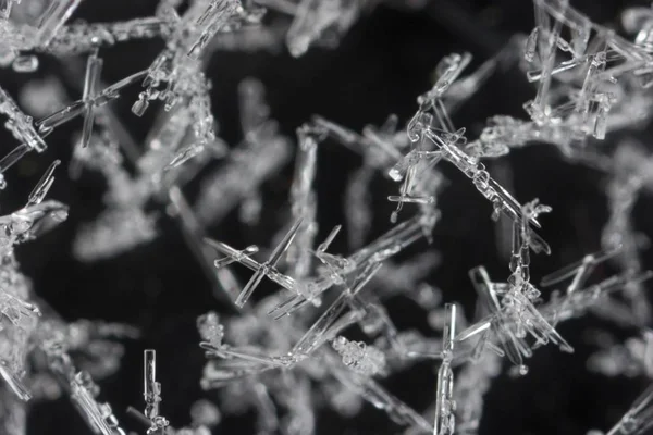 Snow Ice Crystals Background — Stock Photo, Image