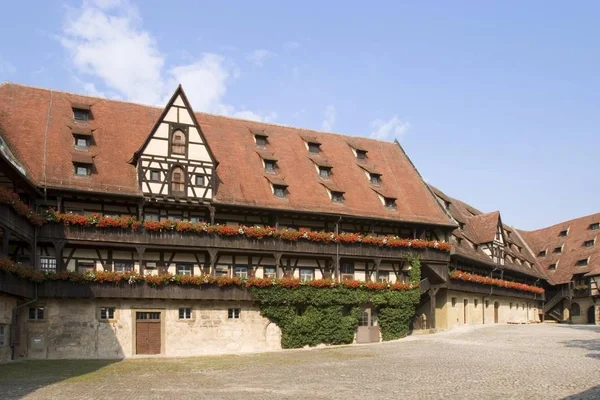 Alte Hofhaltung Bamberg Franconia Německo — Stock fotografie