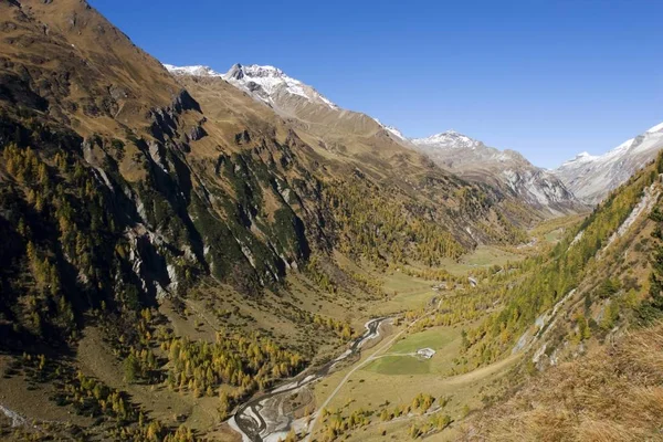 Parque Nacional Hohe Tauern Dorfer Vale Tirol Áustria — Fotografia de Stock