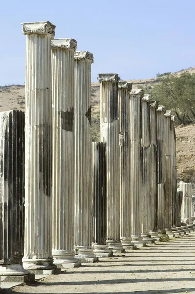 Törökország Pergamon Bergama Bazár Utca Asklepieion — Stock Fotó
