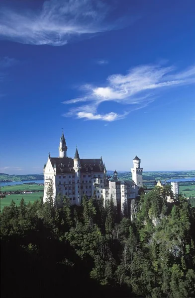 Κάστρο Neuschwanstein Βαυαρία Γερμανία — Φωτογραφία Αρχείου