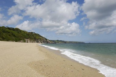 Beach at Slapton Sands South Devon England clipart