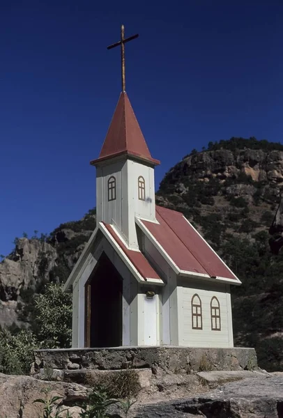 Kaple Creel Sierra Tarahumara Chihuahua Mexiko — Stock fotografie