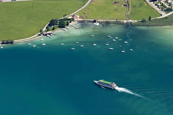 Судоходство Озере Ахензее Тироль Австрия — стоковое фото