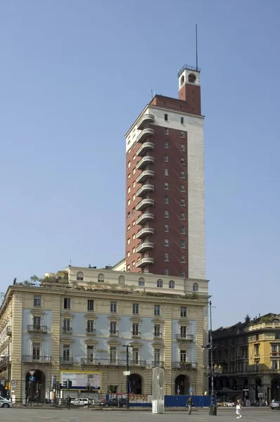 Turijn Torino Piemonte Piemonte Italië Piazza Castello — Stockfoto