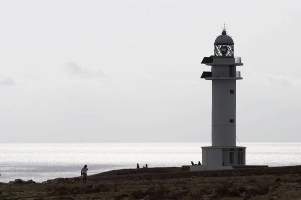 Faro Cap Barbaria Formentera — Foto Stock