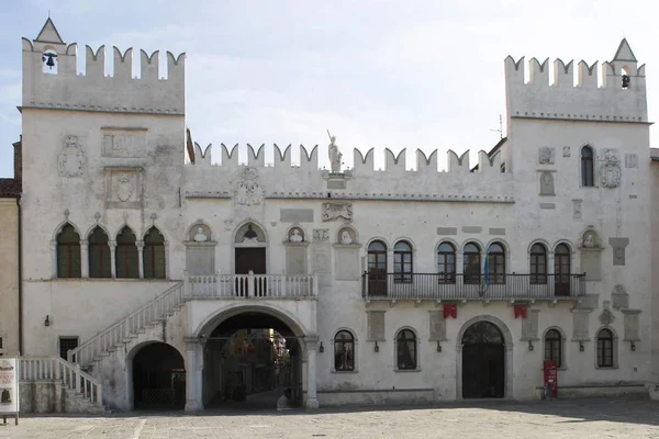 Praetorenpalace Den Titov Trg Den Gamla Staden Koper Vid Adriatiska — Stockfoto
