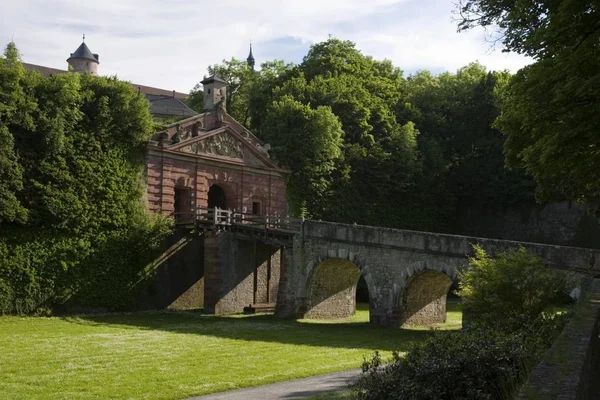 Marienberg Fortress Neutor Frankföld Bajorország Németország Wrzburg — Stock Fotó