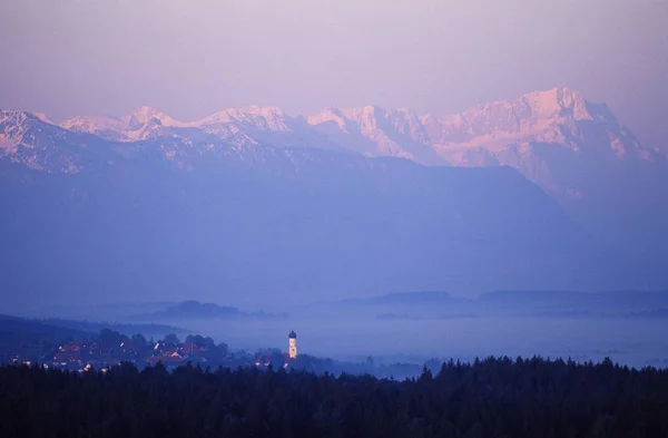 Montaña Knigsdorf Zugspitze Alta Baviera Alemania — Foto de Stock