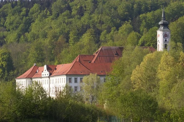 Kloster Schftlarn Den Bayerischen Bergen — Stockfoto