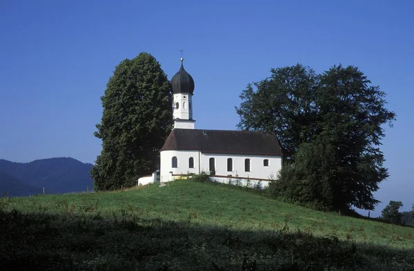 Kostel Maria Bad Heilbrunn Oberbuchen Horní Bavorsko Německo — Stock fotografie