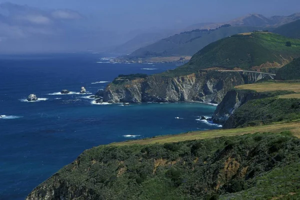 Міцний Тихоокеанського Узбережжя Шосе Big Sur Каліфорнія Сша — стокове фото