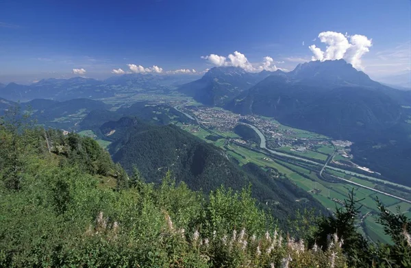 バレー クーフシュタイン Pendling 山チロル オーストリアからの眺め — ストック写真