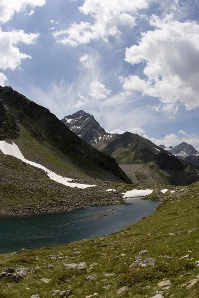 ทะเลสาบ Plendersee Khtai Tyrol ออสเตร — ภาพถ่ายสต็อก