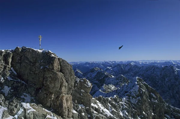 Hoogste Berg Zugspitze Duitsland Bavaria — Stockfoto