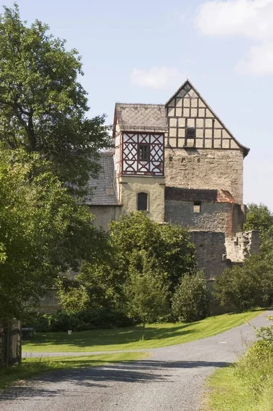 Lichtenstein Distrito Hassberge Upper Frankonia Baviera Alemanha Castelo — Fotografia de Stock