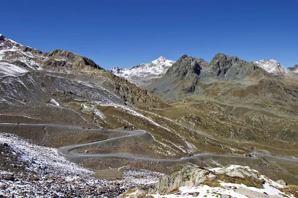 Kaunertaler Gletscherpanoramastrasse Kaunertal Vadisi Tyrol Avusturya — Stok fotoğraf