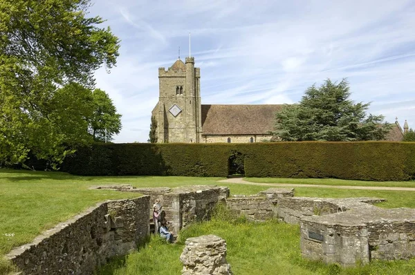 Battle Abbey Stad Van Slag Bij Hastings 1066 East Sussex — Stockfoto