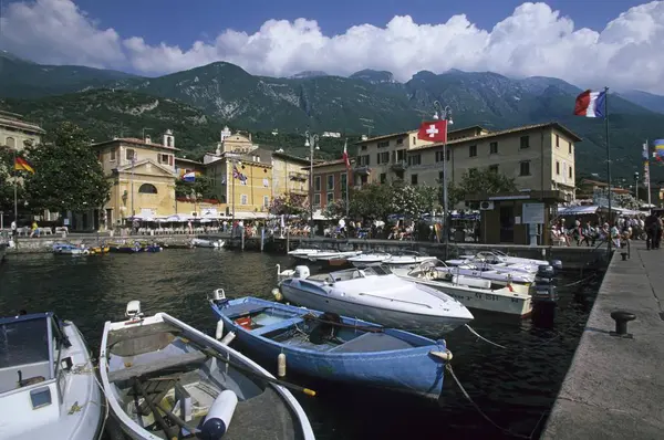 Veneto Lago Garda Malcesine — Foto Stock