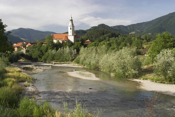 Ljubno Savinja Valley Slovenia — Stock Photo, Image