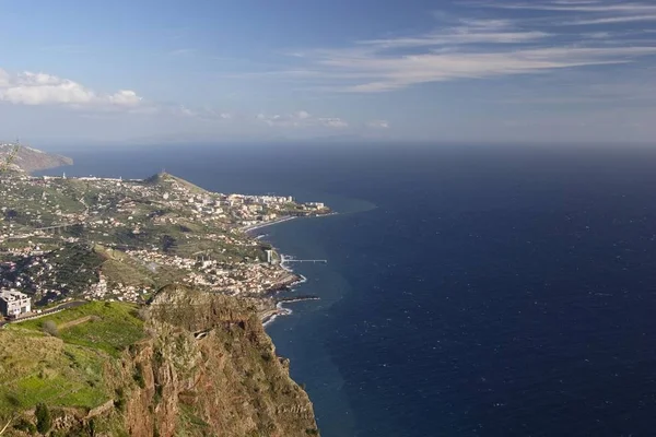 Fuchal Προβολή Από Cabo Girao Μαδέρα — Φωτογραφία Αρχείου