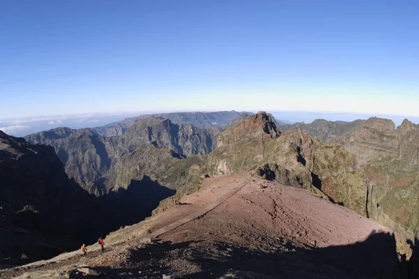 View Pico Arieiro Pico Gato Madeira — Stock Photo, Image