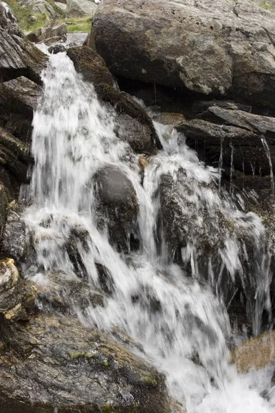 Close Cachoeira Corrente Khtai Tirol Áustria — Fotografia de Stock