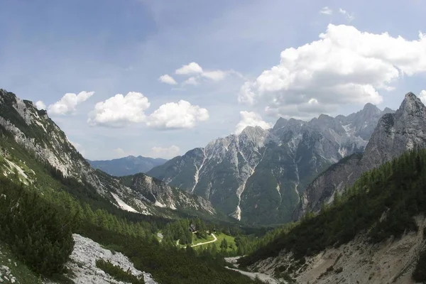 Paso Vrsic Los Alpes Julianos Eslovenia — Foto de Stock