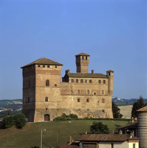 Grinzane Cavour Sud Della Provincia Alba Cuneo Piemonte Italia Castello — Foto Stock