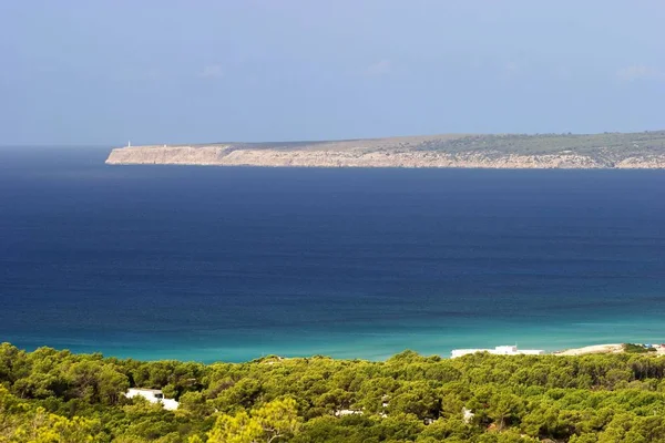 Kilátás Innen Mola Hova Cap Barbaria Formentera — Stock Fotó