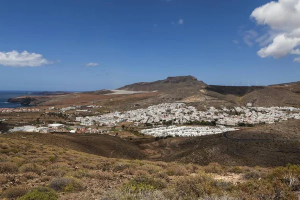 Dorf Agaete Gran Canaria Kanarische Inseln Spanien Europa — Stockfoto