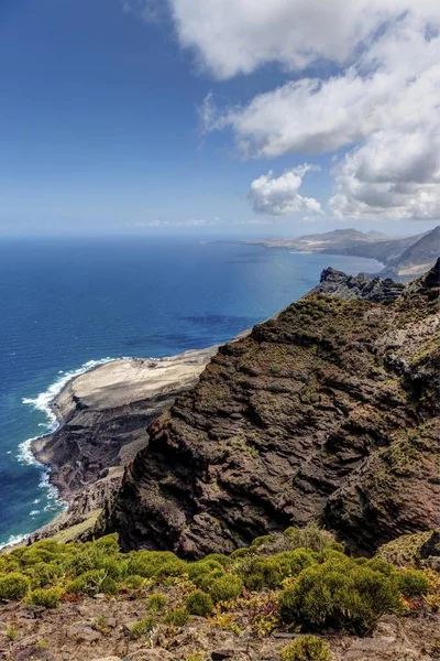 カサス Tirma 近くの崖ニコルズをサン Artenara グラン カナリア島 カナリア諸島 スペイン ヨーロッパ — ストック写真