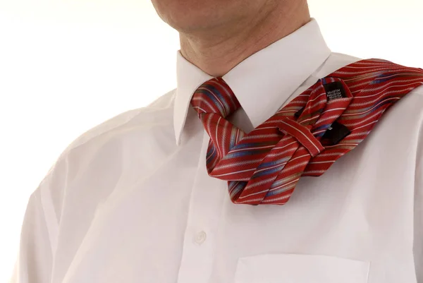 Man Tie Partial View — Stock Photo, Image