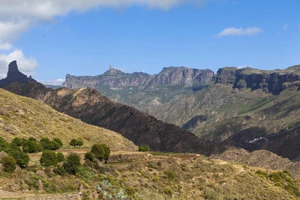 Góry Caldera Tejeda Artenara Region Gran Canaria Wyspy Kanaryjskie Hiszpania — Zdjęcie stockowe