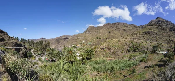 Montagnes Entourant Pie Cuesta Région Mogan Grande Canarie Îles Canaries — Photo