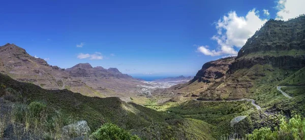 Coastal Road Aldea San Nicols Gran Canaria Canary Islands Spain — Stock Photo, Image