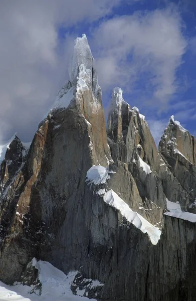 Cerro Torre Los Glaciares Parque Nacional Argentina — Fotografia de Stock