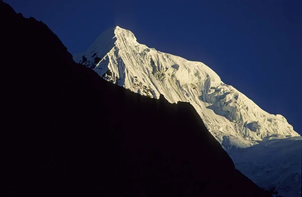 Der Gipfel Der Tabuisierung Bei Sonnenaufgang Nepal — Stockfoto