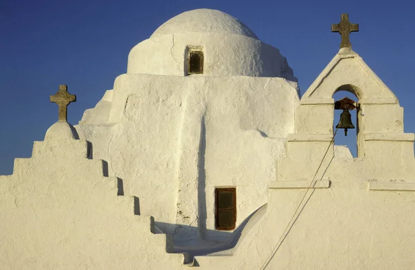 Church Panagia Paraportiani Mykonos Cyclades Greece Europe — Stock Photo, Image