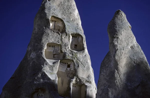 Ancient Cavern Flats Goereme Cappadokia Turkey Asia — Stock Photo, Image