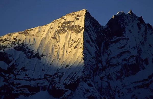 Sonnenaufgang Auf Dem Gipfel Des Kongde Der Nähe Des Namche — Stockfoto