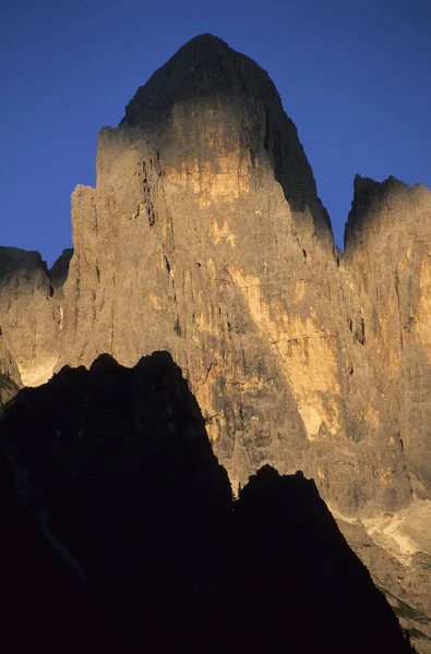 Schattenspiel Auf Pala San Martino Dolomiten Italien — Stockfoto