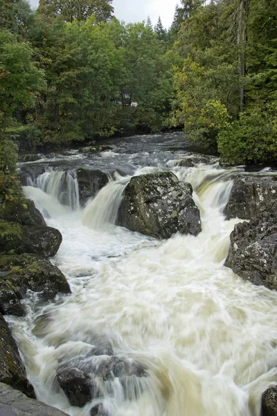 Vodopád Betws Coed Wales Velká Británie Evropa — Stock fotografie