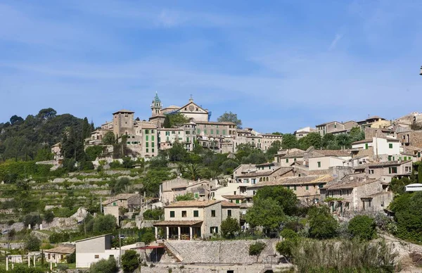 Vista Cidade Velha Valldemossa — Fotografia de Stock