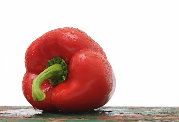 Red Capsicum Pepper Studio Shot — Stock Photo, Image