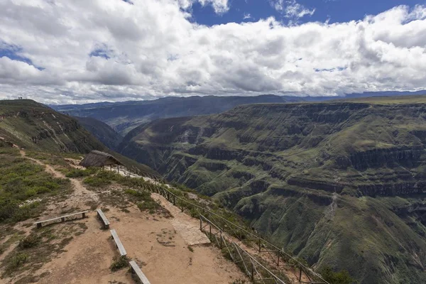 Kanion Del Sonche Pobliżu Huancas Chachapoyas Amazonas Peru Ameryka Południowa — Zdjęcie stockowe