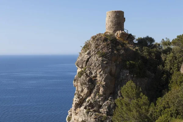 Tower Torre Ses Animes Observation Tower Banyalbufar — стокове фото