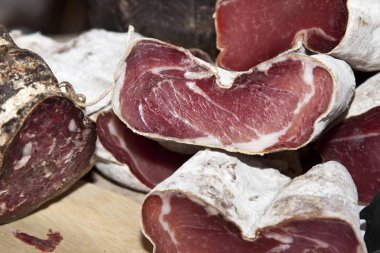Air-dried Italian ham clipart