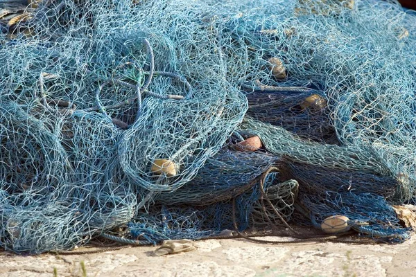 Porto Fishingnet Palma Maiorca — Fotografia de Stock