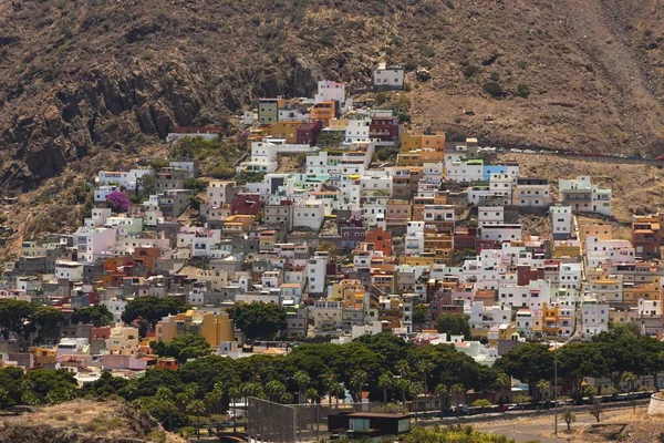 Vista Panorámica Del Pueblo Montaña Suclum Montaita Montaita Tenerife Islas — Foto de Stock